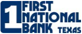 First National Bank Texas jobs